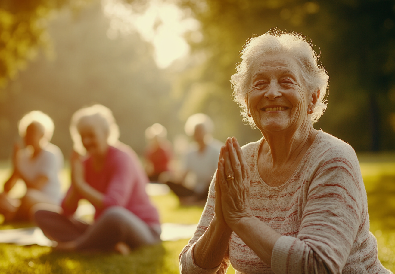 Активні та щасливі бабусі та дідусі